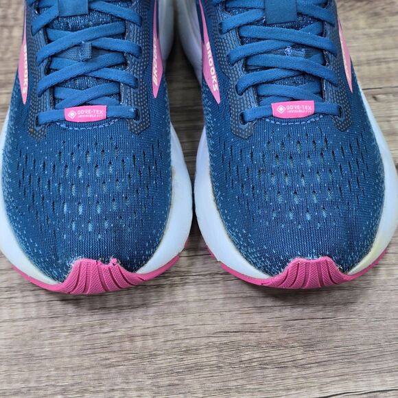 Brooks Ghost 16 GTX Women's Sz 7 B Moroccan Blue Pink Running Shoes (1204191B422 - Picture 3 of 12